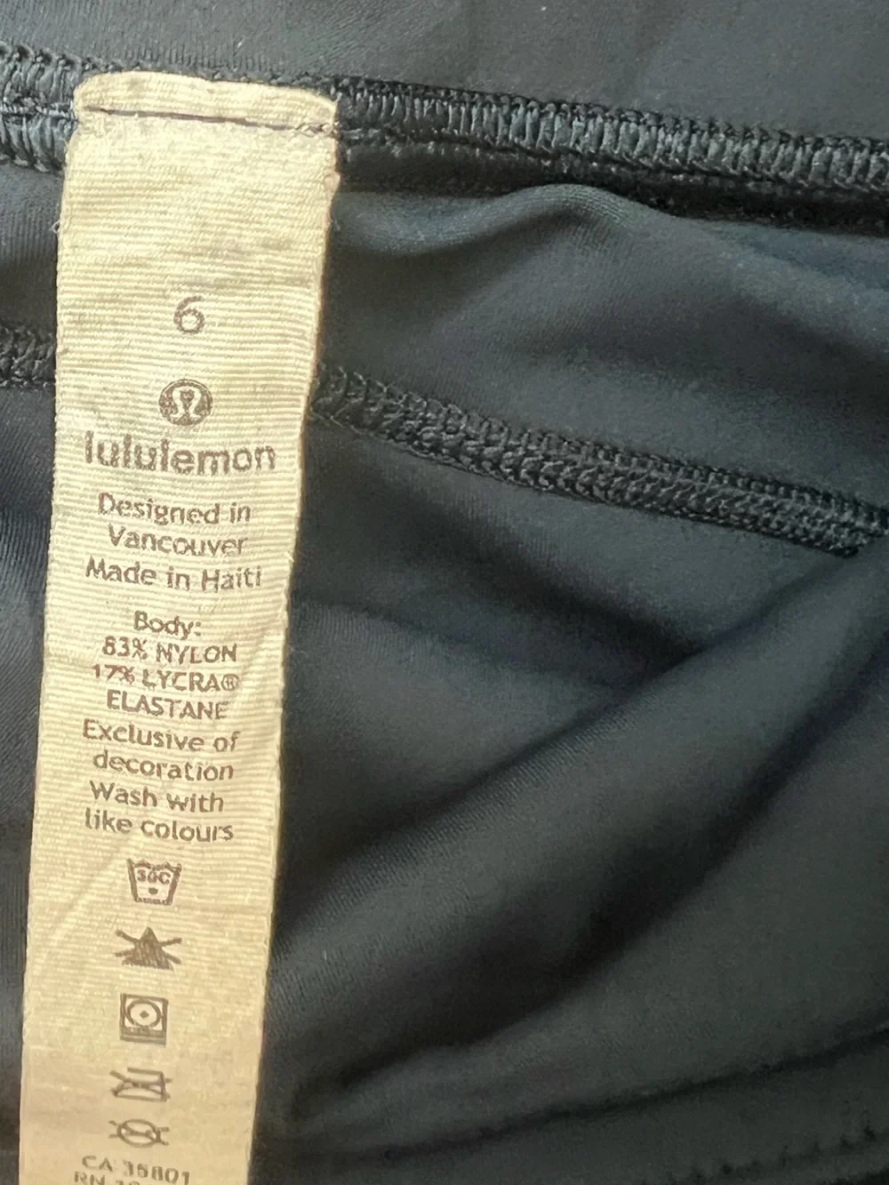 lululemon navy color Athletic performance shorts